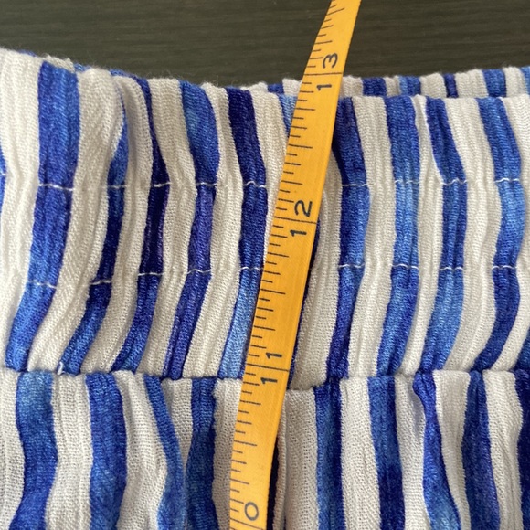 STRIPED WIDE LEG LIGHT PANTS - Picture 8 of 9